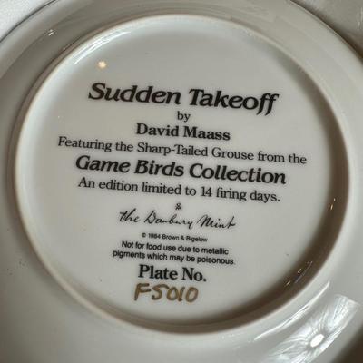 Game Bird Collection by David Maas Set of (8) with Certificates of Authenticity
