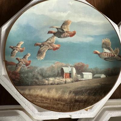 Game Bird Collection by David Maas Set of (8) with Certificates of Authenticity