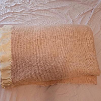 Full size bed - headboard - metal frame with mattress boxsprings and bedding