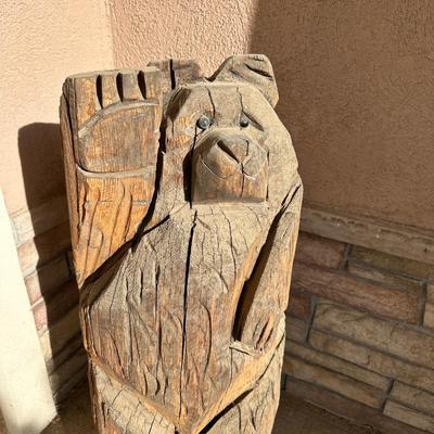CARVED BEAR