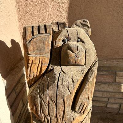 CARVED BEAR
