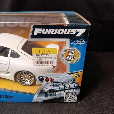 FAST & FURIOUS 7 DIE-CAST TOYOTA SUPRA OFFICIAL MOVIE MERCHANDISE