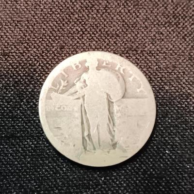 EARLY STANDING LIBERTY SILVER QUARTERS