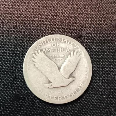 EARLY STANDING LIBERTY SILVER QUARTERS
