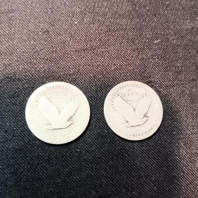 EARLY STANDING LIBERTY SILVER QUARTERS