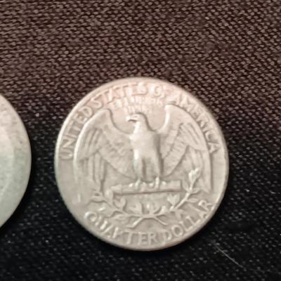EARLY STANDING LIBERTY AND 1964 SILVER QUARTERS