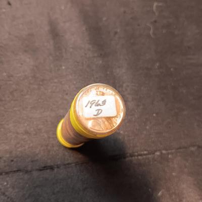 1963-D ROLL OF PENNIES