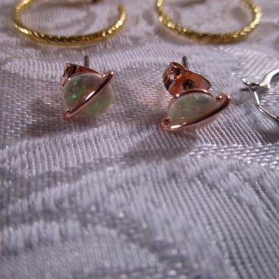 3 pair of new pierced earrings