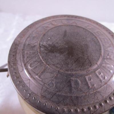 Various candles, 1 large candle holder