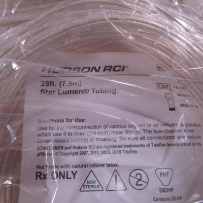 2 nasal cannulas; 2 pkg oxygen tubing