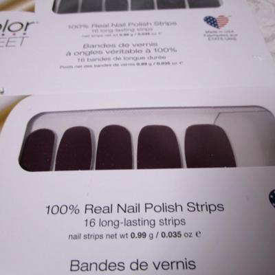 3 Color Street Nail polish strips sets