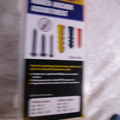 Various size anchors and wire connectors