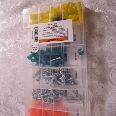 Various size anchors and wire connectors