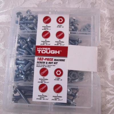 Hypertough 282 piece machine screw & nut kit
