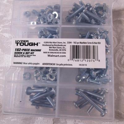 Hypertough 282 piece machine screw & nut kit
