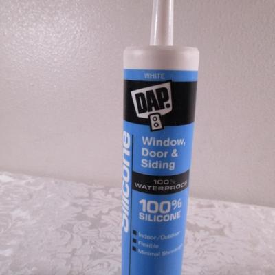 Various sizes of nails; Silicone window & door sealer