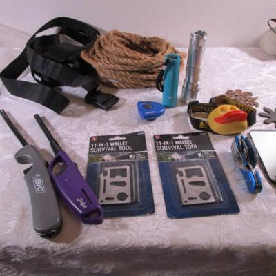 Various survival tools & supplies