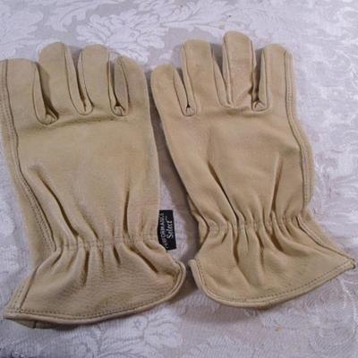 Leather gloves, safety glasses, trowel, cultivator