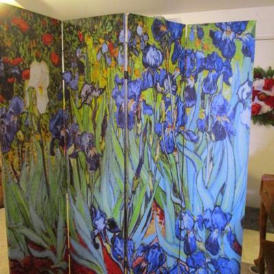 4-panel hinged fine art screen