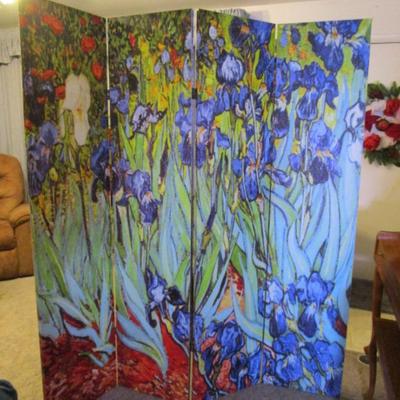 4-panel hinged fine art screen