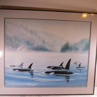 Wyland Orcas Killer Whale Pod in Forrest