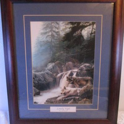 Framed "Lonely Vigil" by Kevin Daniel picture