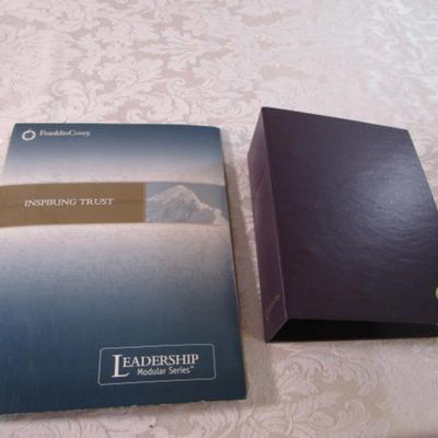 Franklin Covey Leadership Module Series, ring binder