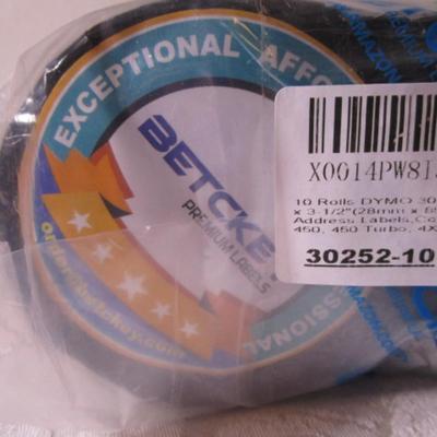 10 rolls white labels for Dymo label writer