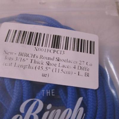 4 pr New Birch & Co. shoe laces