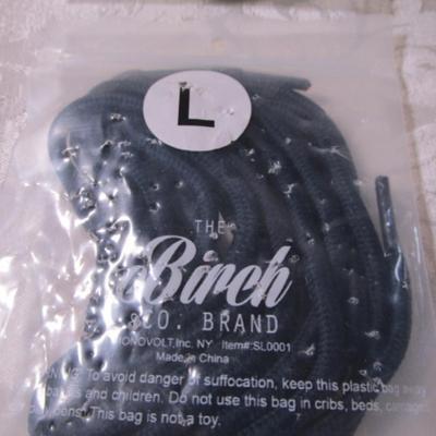 4 pr New Birch & Co. shoe laces
