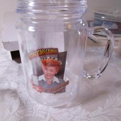 New I Love Lucy plastic mug