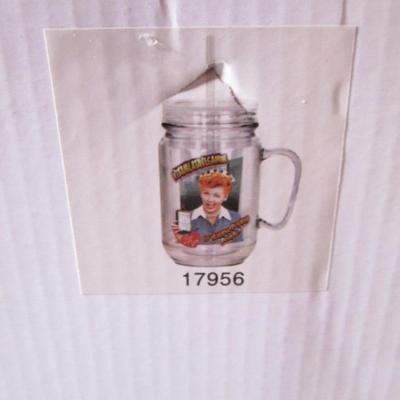 New I Love Lucy plastic mug