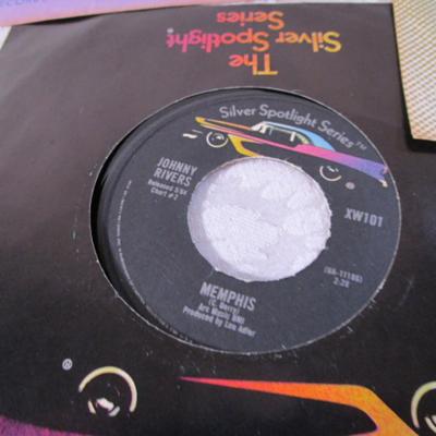 7 Vintage 45 rpm records