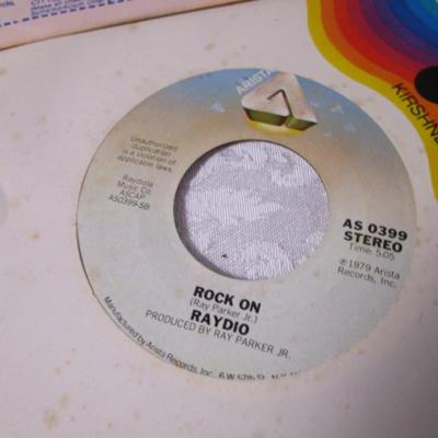 7 Vintage 45 rpm records