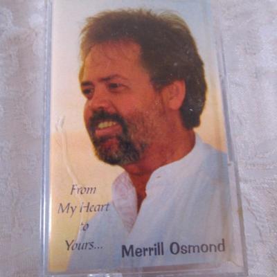 Audio book, and Merrill Osmond cassette tape