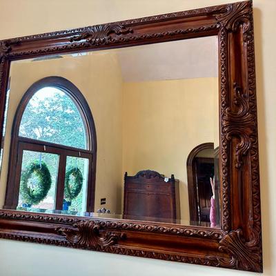 ORNATE BEVELED MIRROR