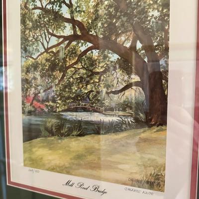 PAIR FRAMED CHERRIE NUTE PRINTS