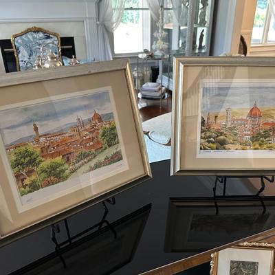 ITALY FRAMED PRINT PAIR