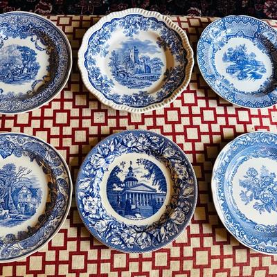 BLUE WHITE PLATE LOT