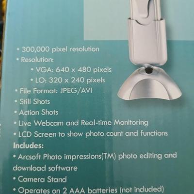 Amazon Kindle, Computer cords, and accessories, web camera, and a nice laptop case