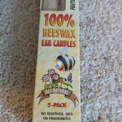 metal multi–Candle holder with candles, ceramic fall themed ball and more