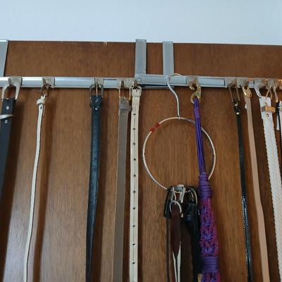 Variety of women's fashion belts