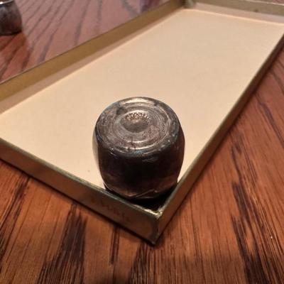 STERLING SILVER SALT & PEPPER SHAKERS NOT WEIGHTED