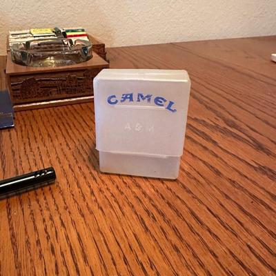 A COLLECTION OF MATCHBOOKS, ASHTRAYS & MORE
