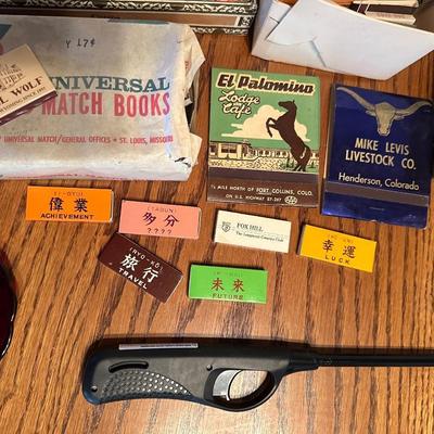 A COLLECTION OF MATCHBOOKS, ASHTRAYS & MORE