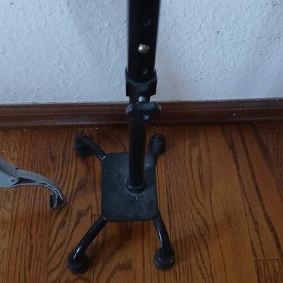 Nice adjustable walking cane with an assist stick grabber