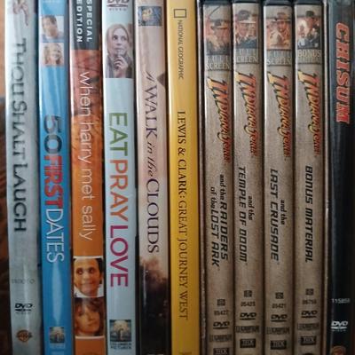 Assortment of movies on DVD - western - chic flicks - and more