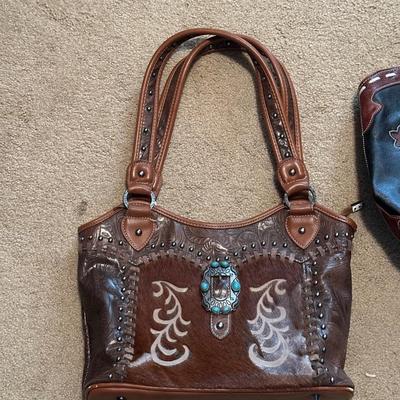 TRINITY RANCH, AMERICAN WEST LADIES PURSES AND 2 MORE PURSES