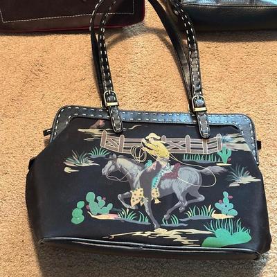LADIES HAND BAGS AND BOOT BAG