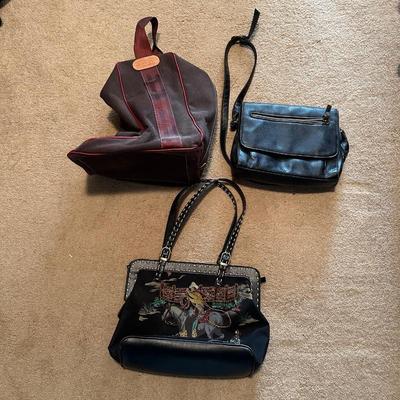 LADIES HAND BAGS AND BOOT BAG